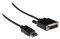 VALUELINE VLCP37200B1.00 DISPLAYPORT TO DVI-D 24+1P M/M 1M BLACK