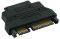 INLINE SATA ADAPTER FOR 7+15-PIN TO 7+6-PIN S...