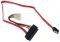 INLINE SATA CONNECTION CABLE WITH DATA AND PO...