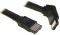 INLINE SATA II CONNECTION CABLE ANGLED 1M BLA...