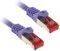 INLINE PATCH CABLE S/FTP CAT.6 RJ45 0.5M VIOLET