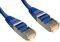 INLINE PATCH CABLE S/FTP CAT.5E RJ45 0.5M BLUE