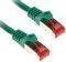 INLINE PATCH CABLE S/FTP CAT.6 RJ45 1M GREEN