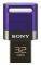 SONY USM32SA1/V ON-THE-GO 32GB USB2.0 FLASH DRIVE VIOLET