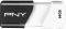 PNY COMPACT ATTACHE 64GB USB2.0 FLASH DRIVE WHITE/BLACK