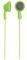 MELICONI 497354 EP100 IN-EAR STEREO HEADPHONES GREEN