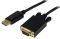STARTECH DISPLAYPORT TO VGA ADAPTER CONVERTER CABLE 1.8M BLACK