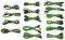 CORSAIR PROFESSIONAL INDIVIDUALLY SLEEVED DC CABLE KIT TYPE 3 (GENERATION 2) GREEN