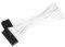 SILVERSTONE PP07-MBW 24-PIN ATX TO 24-PIN ATX 300MM WHITE