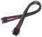 SILVERSTONE PP07-EPS8BR EPS 8-PIN TO EPS/ATX 4+4-PIN CABLE 300MM BLACK/RED