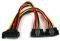 STARTECH SATA POWER Y SPLITTER CABLE ADAPTER M/F