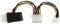 STARTECH LP4 TO SATA POWER CABLE ADAPTER WITH...