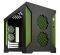 PARVUM SYSTEMS S2.0 MICRO-ATX CASE BLACK/GREE...