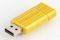 VERBATIM 49066 PINSTRIPE 16GB USB DRIVE YELLOW