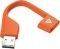 EMTEC HOOK 16GB D200 USB2.0 FLASH DRIVE ORANGE