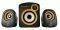 AUDIOBOX A300-U DOUBLE BASS 2.1 SPEAKER SYSTE...