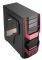 CASE AEROCOOL CYCLOPS MIDI-TOWER RED WINDOW