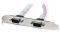 STARTECH 2-PORT DB9 SERIAL PORT BRACKET TO 10...