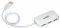 NATEC NHU-0650 LOCUST 4-PORT USB 2.0 HUB WHIT...