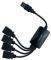 CONNECT IT CI-50 USB HUB 4 PORTS FLEXIBLE BLA...