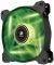 CORSAIR AIR SERIES SP120 LED GREEN HIGH STATIC PRESSURE 120MM FAN SINGLE PACK