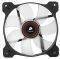 CORSAIR AIR SERIES SP120 LED RED HIGH STATIC PRESSURE 120MM FAN DUAL PACK