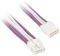 BITFENIX 8-PIN PCIE EXTENSION 45CM - SLEEVED VIOLET/WHITE/WHITE