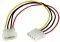 STARTECH MOLEX LP4 POWER EXTENSION CABLE M/F ...