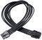 AKASA AK-CBPW09-40BK FLEXA V8 BLACK FULLY BRAIDED 8 PIN VGA PSU 40CM EXTENSION CABLE