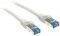 INLINE PATCH CABLE CAT.6A S/FTP (PIMF) 500MHZ WHITE 0.5M