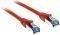 INLINE PATCH CABLE CAT.6A S/FTP (PIMF) 500MHZ RED 1M