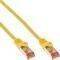 INLINE PATCH CABLE S/FTP PIMF CAT.6 250MHZ COPPER HALOGEN FREE YELLOW 1.5M