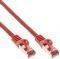 INLINE PATCH CABLE S/FTP PIMF CAT.6 250MHZ COPPER HALOGEN FREE RED 2M