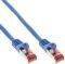 INLINE PATCH CABLE S/FTP PIMF CAT.6 250MHZ PVC CCA BLUE 5M