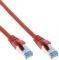 INLINE PATCH CABLE S/FTP PIMF CAT.6A HALOGEN FREE 500MHZ RED 1.5M