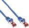 INLINE PATCH CABLE S/FTP PIMF CAT.6 250MHZ COPPER HALOGEN FREE BLUE 7.5M