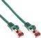 INLINE PATCH CABLE S/FTP PIMF CAT.6 250MHZ COPPER HALOGEN FREE GREEN 10M