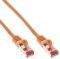 INLINE PATCH CABLE S/FTP PIMF CAT.6 250MHZ PVC COPPER ORANGE 15M