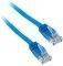 INLINE PATCH CABLE FLAT U/UTP CAT.6 1M BLUE