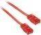 INLINE PATCH CABLE FLAT U/UTP CAT.6 1M RED