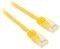 INLINE PATCH CABLE FLAT U/UTP CAT.6 2M YELLOW