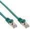 INLINE PATCH CABLE SF/UTP CAT.5E GREEN 5M