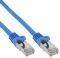 INLINE PATCH CABLE SF/UTP CAT.5E BLUE 7.5M