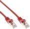 INLINE PATCH CABLE F/UTP CAT.5E RED 10M