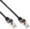 INLINE PATCH CABLE F/UTP CAT.5E BLACK 10M