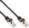 INLINE PATCH CABLE F/UTP CAT.5E BLACK 10M