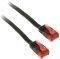 INLINE PATCH CABLE FLAT U/UTP CAT.6 10M BLACK