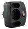 REV COMBI ADAPTER 2+1SOCKET BLACK