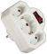 HAMA 108846 3-WAY SOCKET ADAPTER   ...