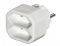 HAMA 47631 2-WAY MULTI-PLUG WHITE 2PCS